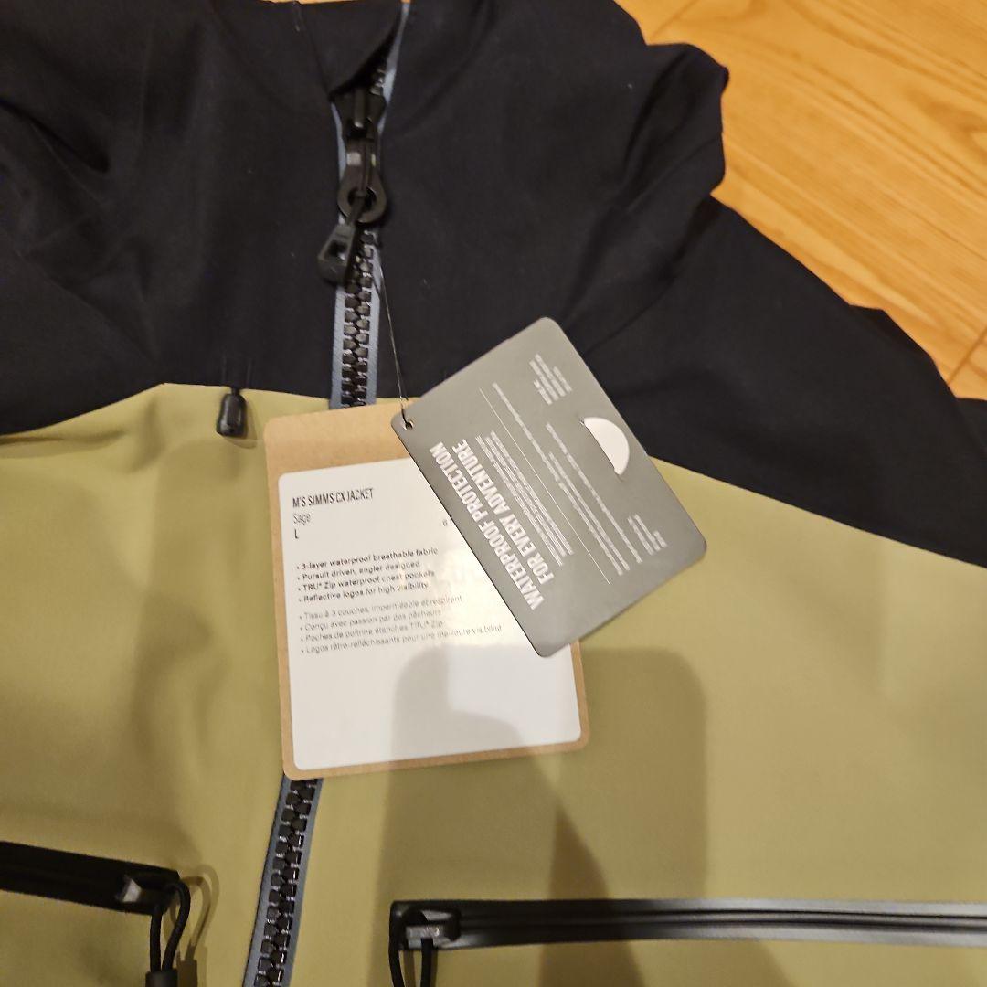シムス SIMMS CX ジャケット size:US-L SAGE やや難あり