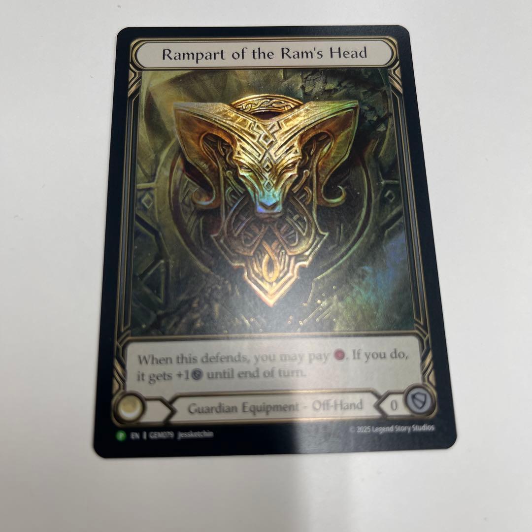 Rampart of the Ram's Head プロモ RF 未使用 FaB