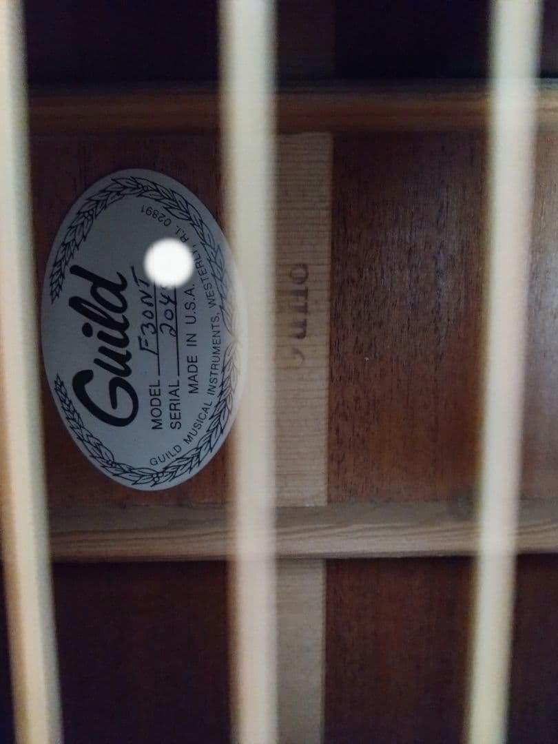 70s Guild F-30/ビンテージ/ギルド/アコースティックギター