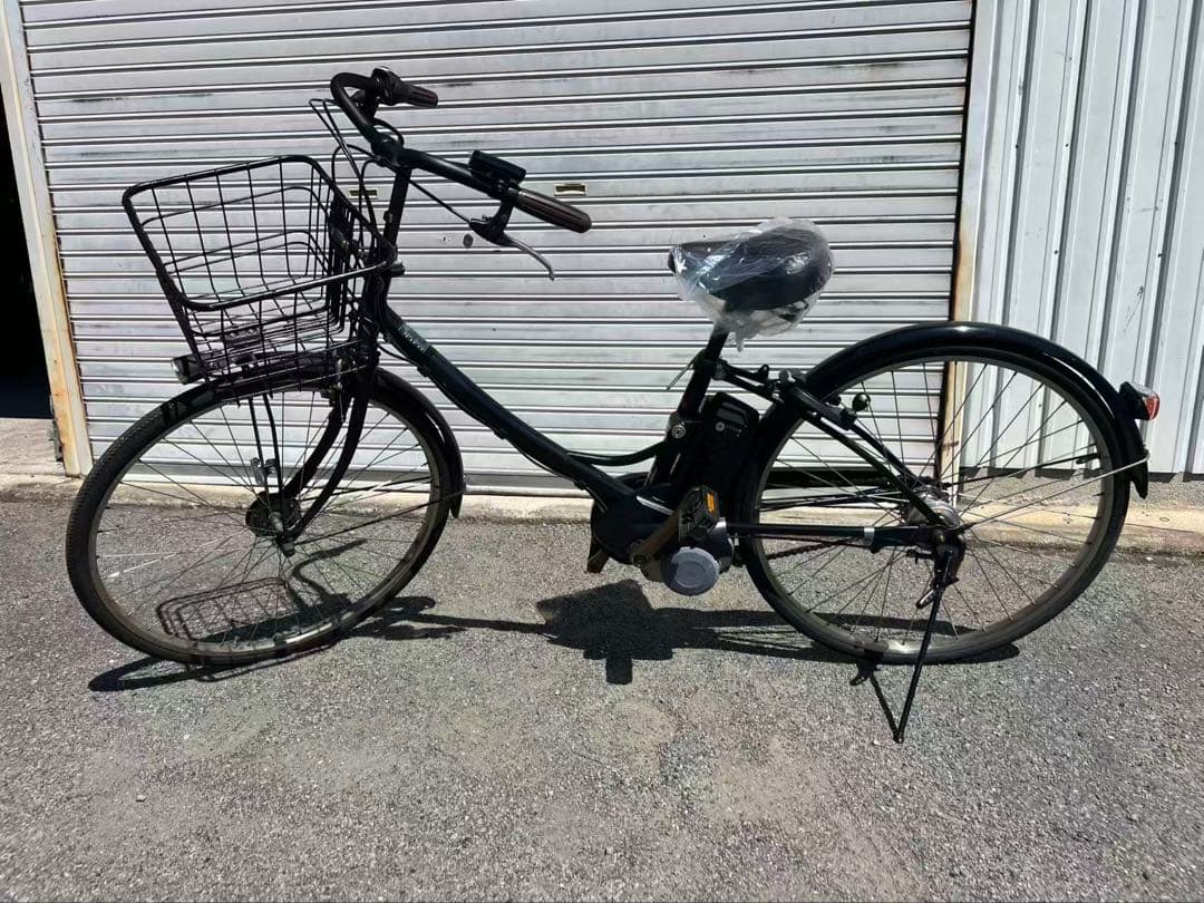 379 パナソニック 電動アシスト自転車 26インチ　8AH 充電器付き