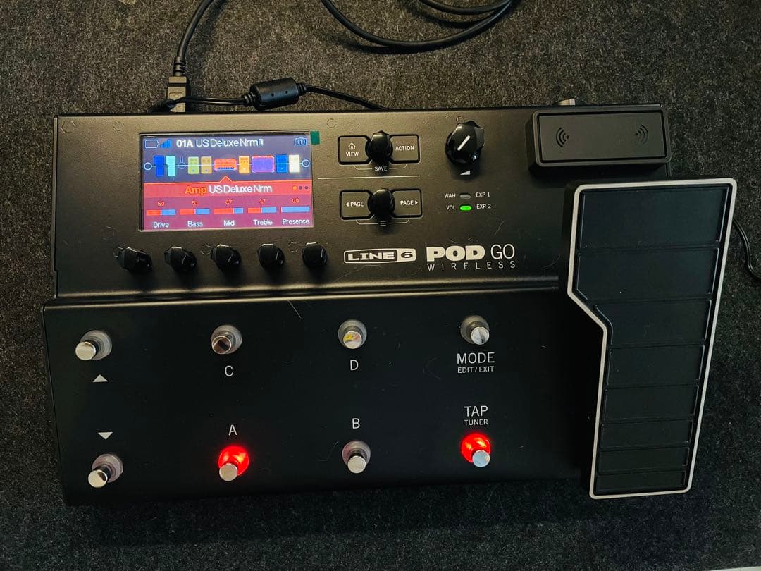 LINE 6 POD GO WIRELESS ギターエフェクター