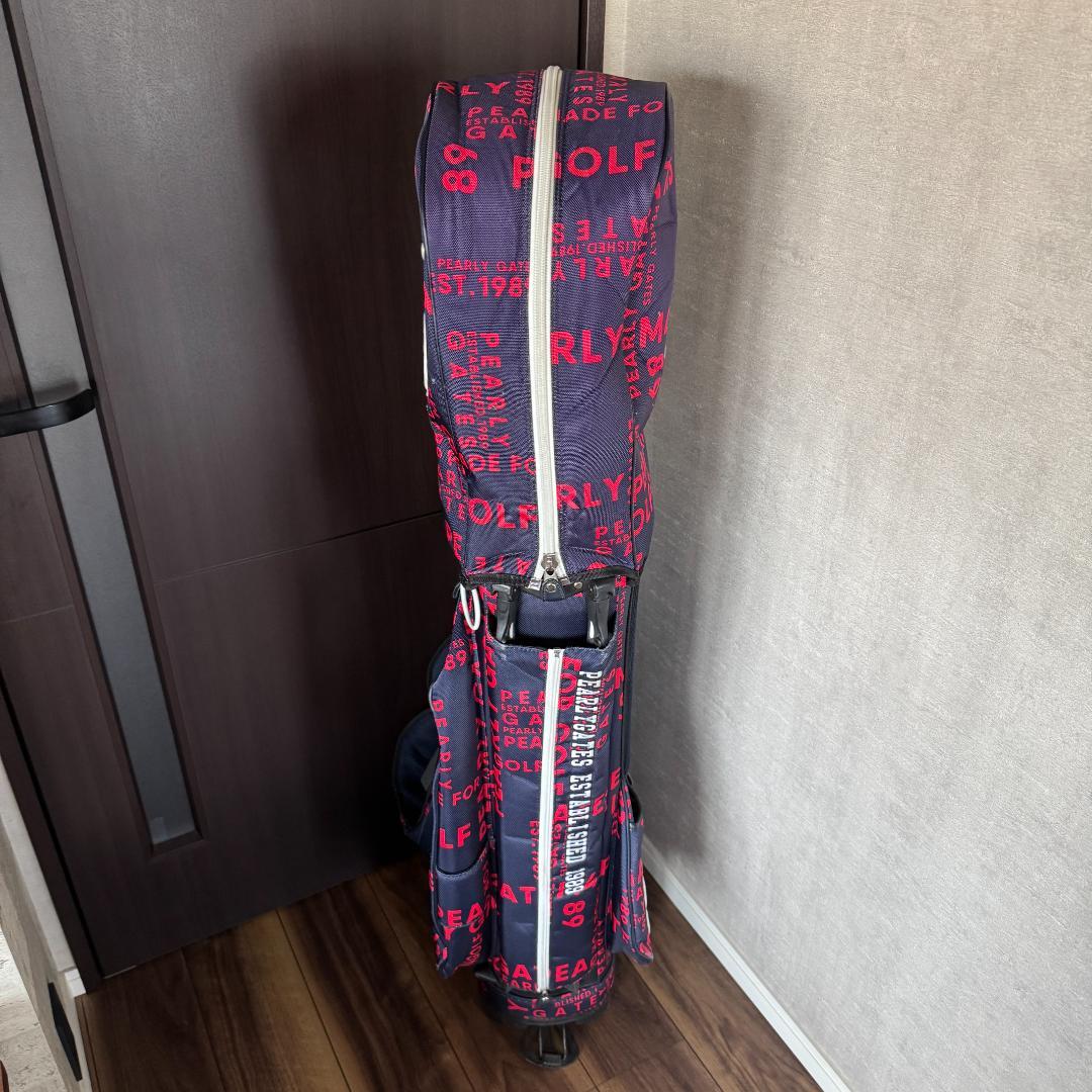 【中古】PEARLY GATES パーリーゲイツ キャディバッグ ネイビー