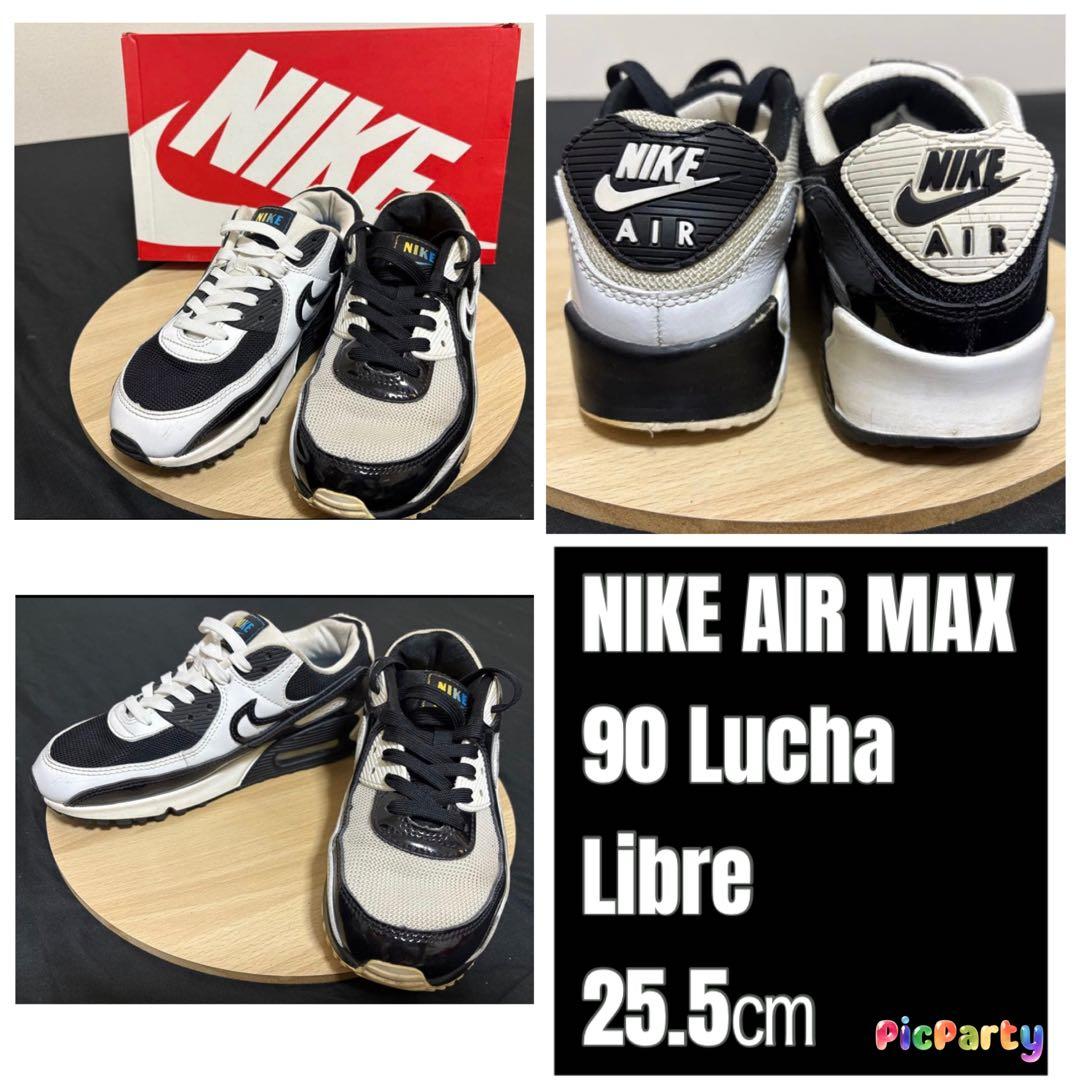 【最終整理】NIKE エアマックス90 ルチャリブレ 25.5cm