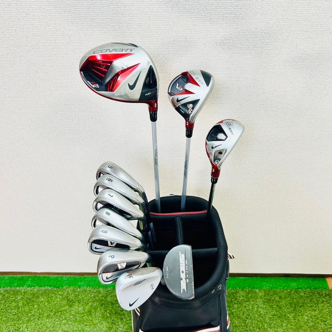 ナイキ VRS COVERT メンズゴルフセット 右 11本 初心者 入門 S