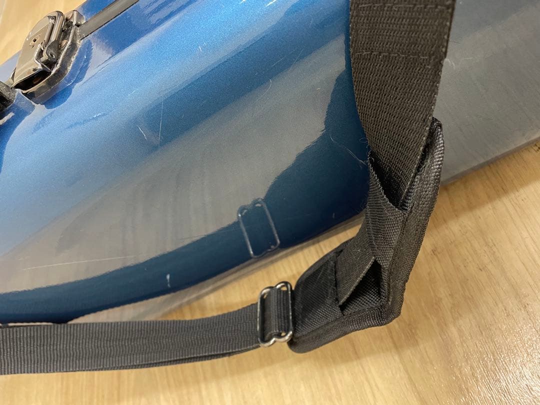 【12/16まで大幅値下げ中】CCシャイニーケース　トロンボーン　青ブルー