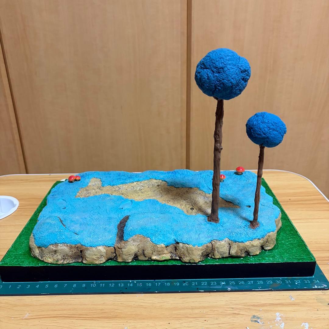 ドラゴンボール ジオラマ リペイント 自作 ナメック星 フィギュア