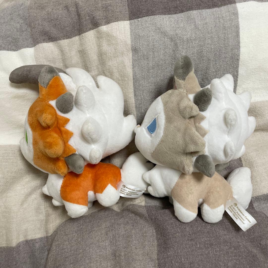 ポケモンセンター限定　ポケモンドールズ　ルガルガン　ぬいぐるみ　まひる　たそがれ