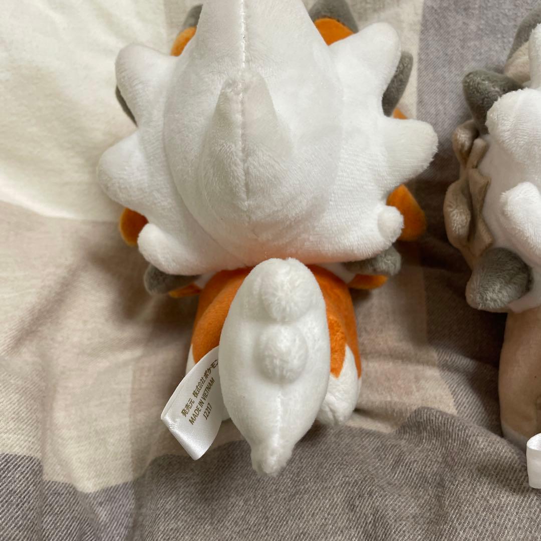 ポケモンセンター限定　ポケモンドールズ　ルガルガン　ぬいぐるみ　まひる　たそがれ