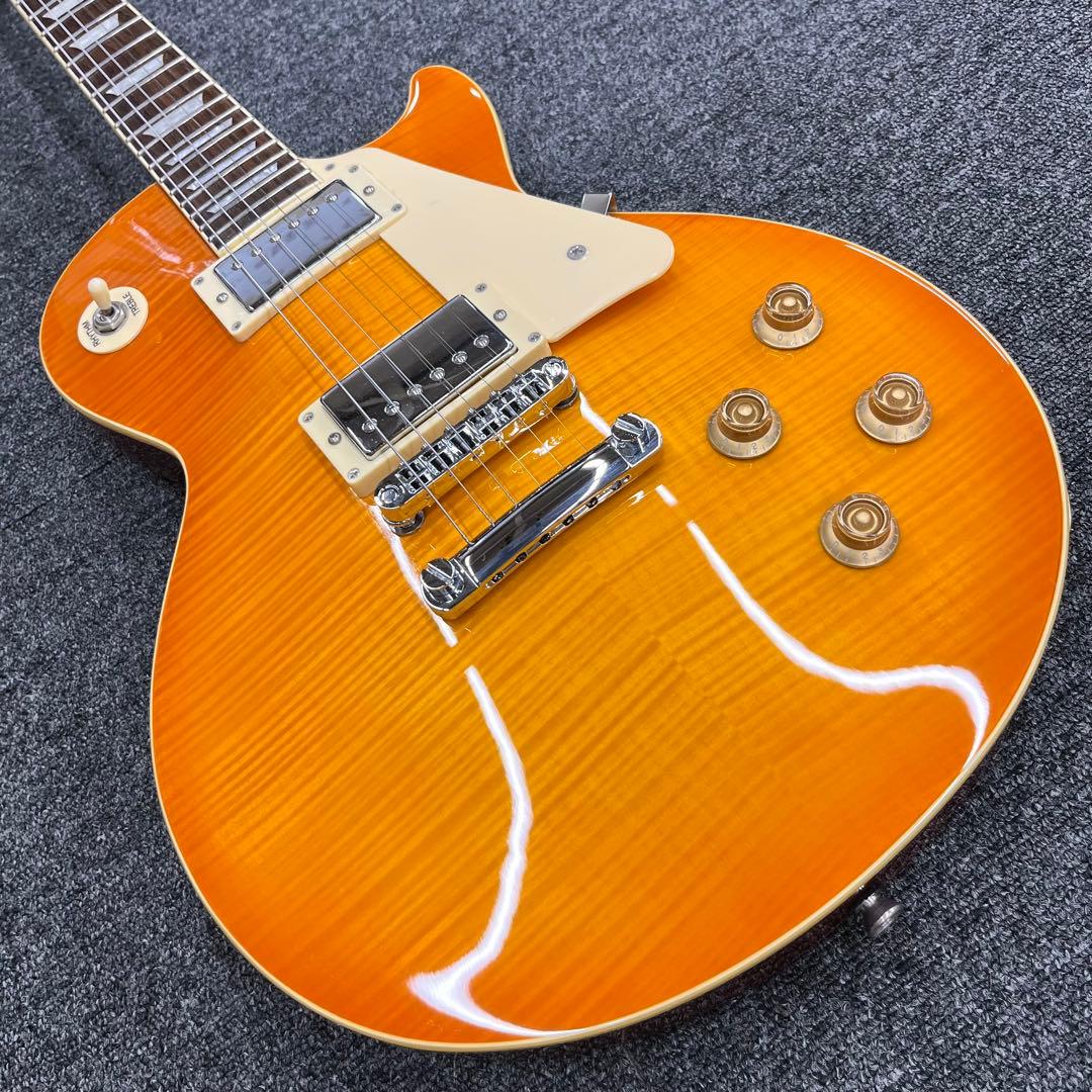 【11426】 Blitz leopard レスポールタイプ バリ杢