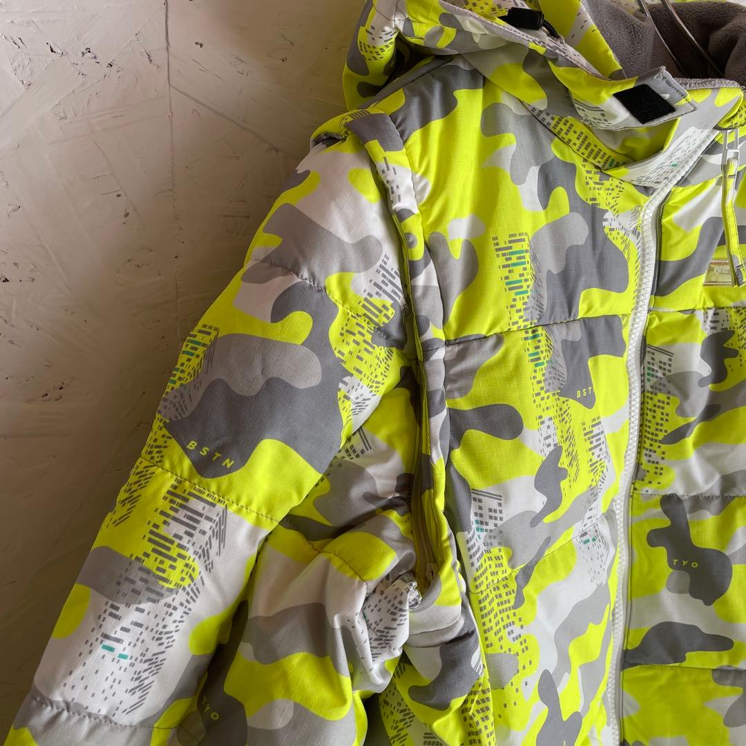 ゴルフウェア【newbalance】4WAY中綿フルジップブルゾン　迷彩柄　2