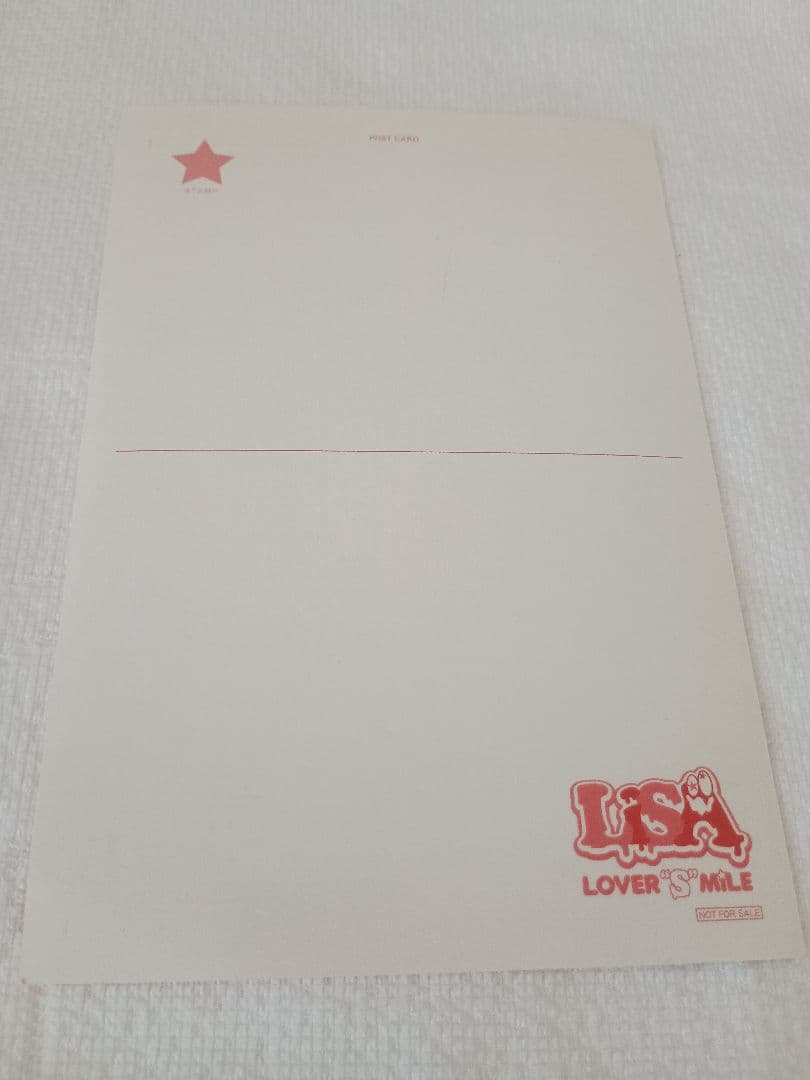 LiSA デビュー初期 直筆サイン入り ポストカード