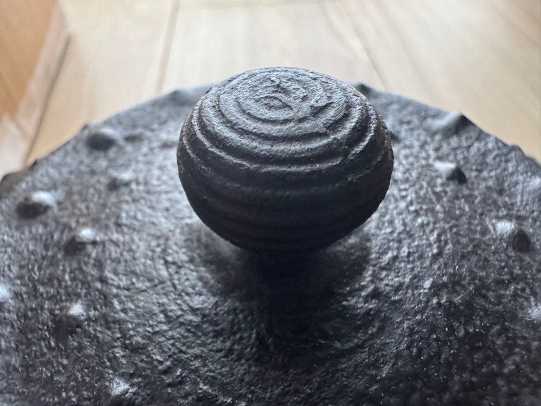 南部鉄瓶 南部鉄器 斎峰 鬼アラレ未使用