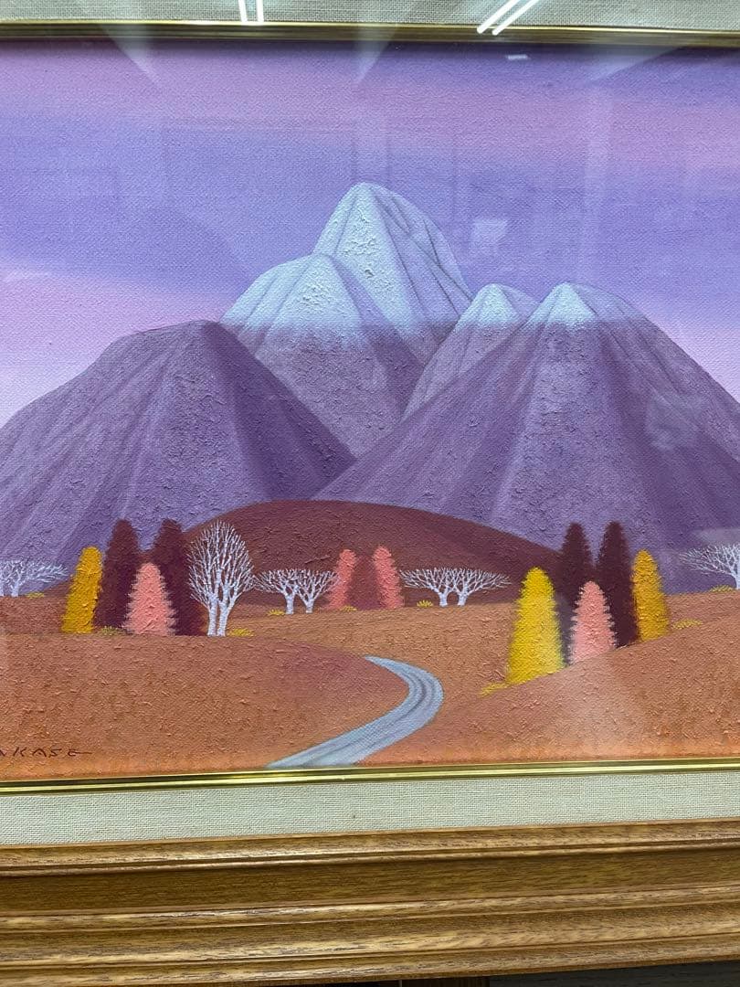 【一枚の繪】画家 高瀬三郎 『初冬の朝日岳（那須）』油絵 F6号