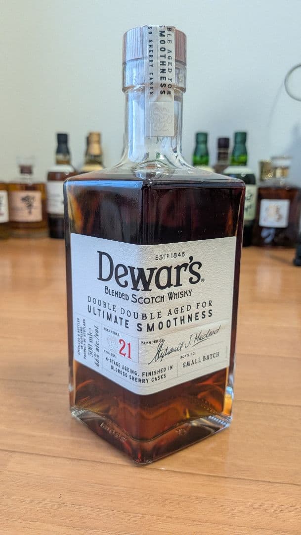 【新品】Dewar's 21年 ダブルダブル 500ml箱無し