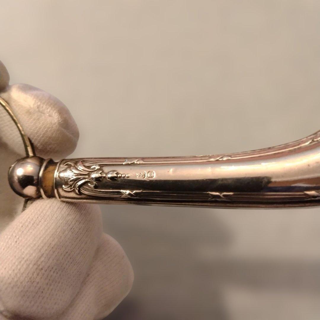 お値下げ　イギリス　純銀ハンドル　ルーペ