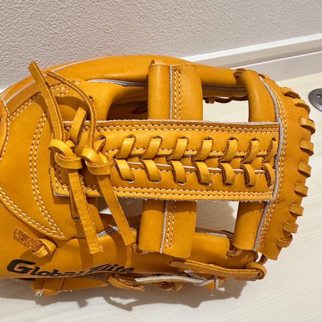 【極美品】　ミズノ　軟式用グローブ　グローバルエリート　内野手用　少年野球