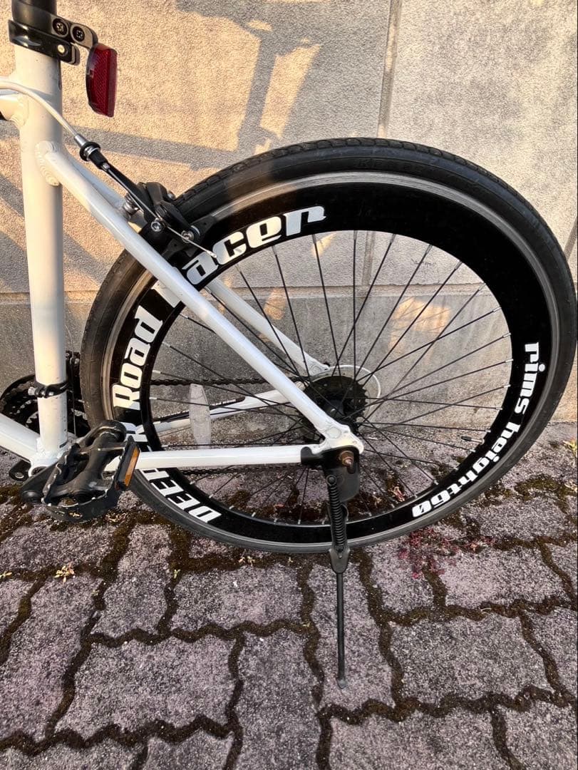 DEEPER ロードバイク ホワイト 60mmホイール