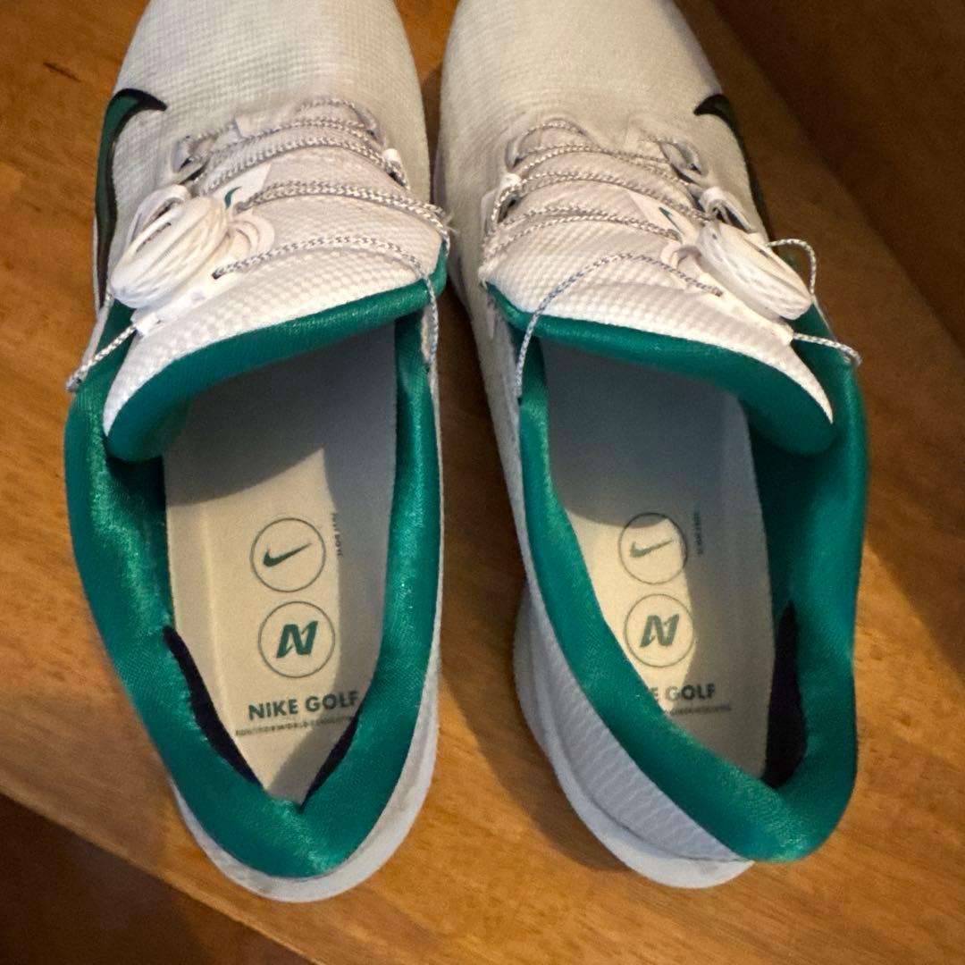 Nike ゴルフシューズ ホワイト/グリーン