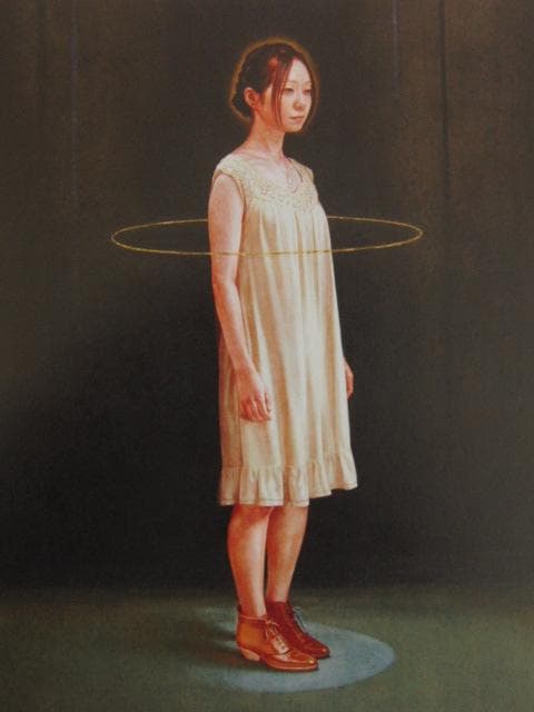 金子ひろし、【立てる】、希少な限定額装用画集画、新品高級額 額装付