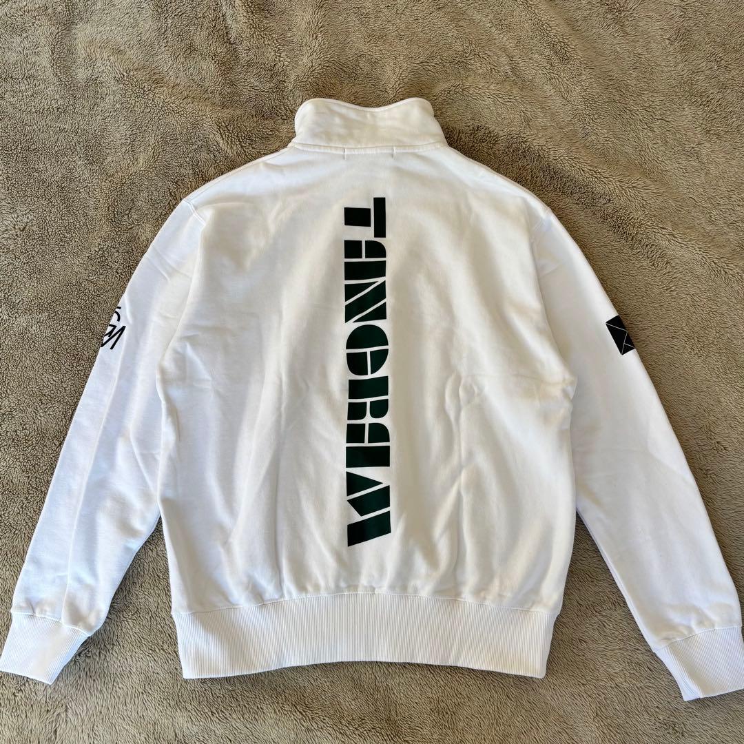 TANGRAM タングラム ハーフジップスエット 白 Mサイズ