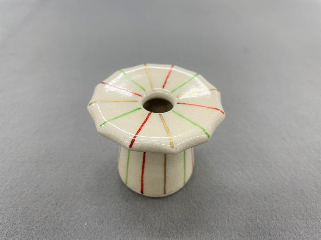 薩摩焼　橋本陶正山造　蓋置　共箱