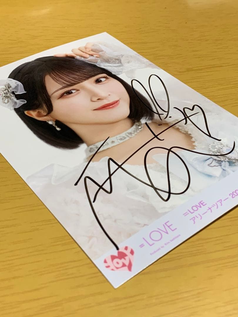 佐々木舞香　直筆　生写真　アリーナツアー2025