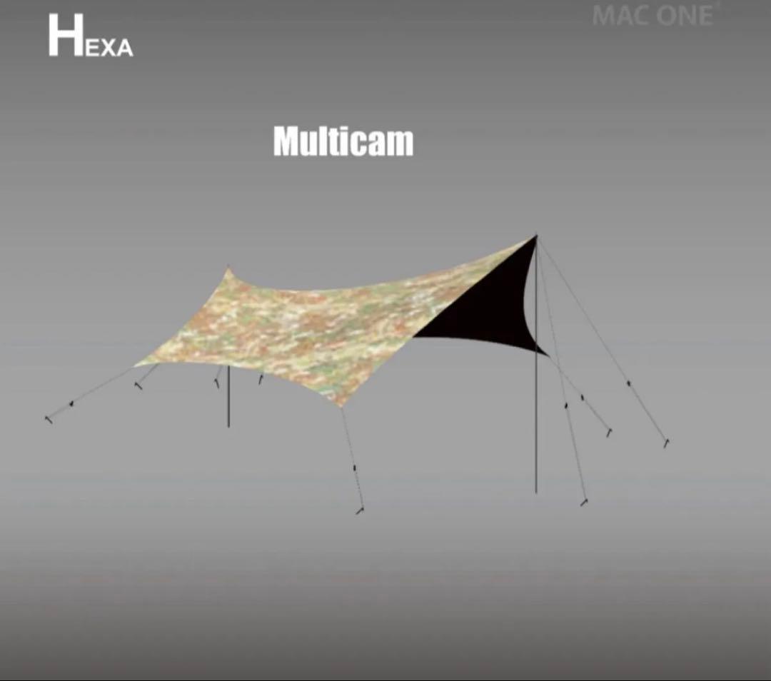 Mac outdoor Mac one M マルチカム　マックワン　タープ