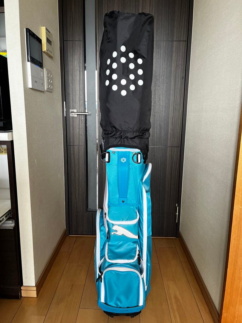 美品　希少PUMA スタンド式キャディバッグ 軽量仕様　レディース　ベルト無し