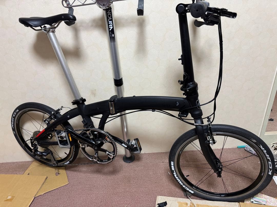 DAHON Mu SLX マットブラック カスタム多数 折りたたみ自転車 黒