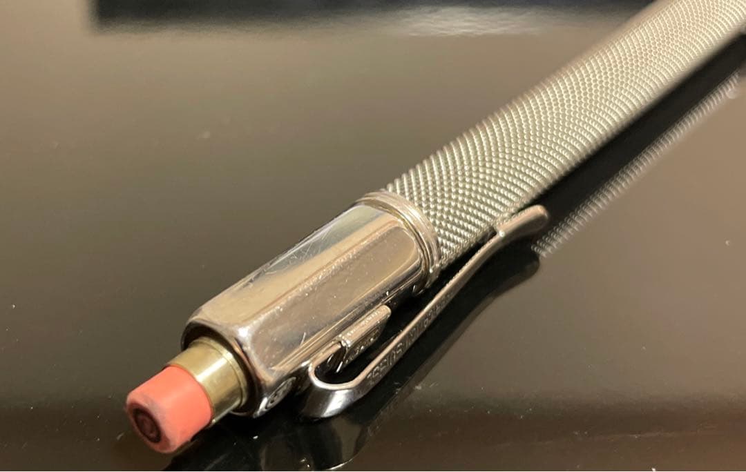 カランダッシュ　バリアス　メカニカルペンシル　アイバーンホ　銀色