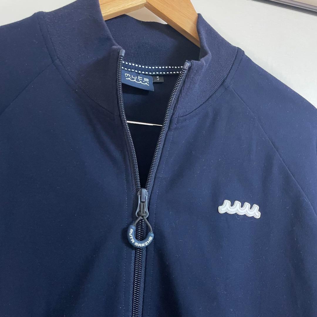 muta ムータ　M アウター　ポンチブルゾン　ジップアップジャージ