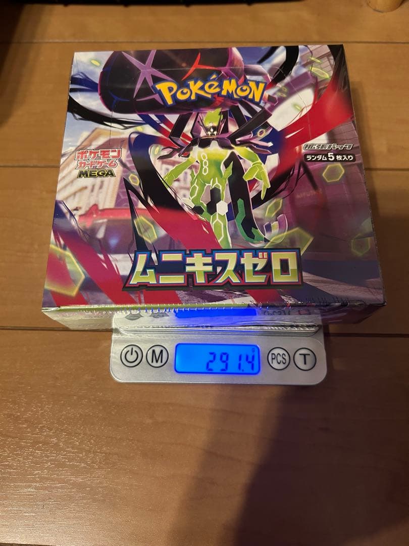 高重量 ポケモンカードゲーム　ムニキスゼロ　新品未開封　シュリンク付き4box