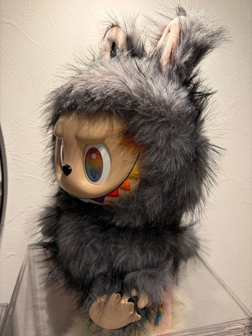 黒 ジモモ BIGサイズ ぬいぐるみ レア labubu ZIMOMO ラブブ