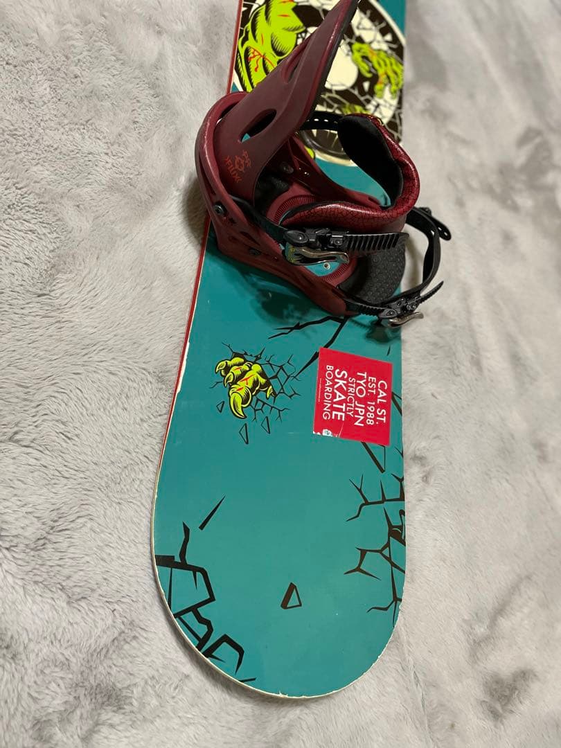 サンタクルーズ　スノーボード　ロブツー　151cm 2点セット