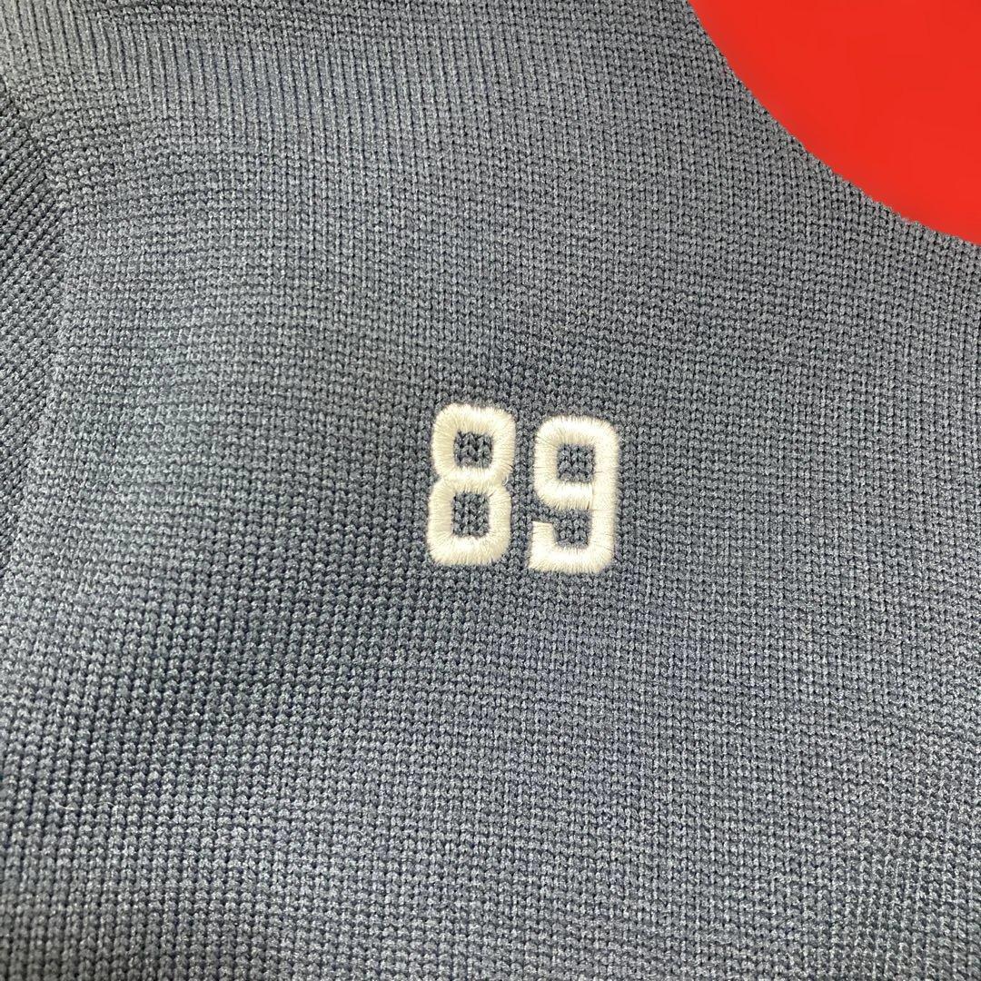 未使用級 パーリーゲイツ ドライバーズニット 25周年記念品 紺 赤 サイズ5