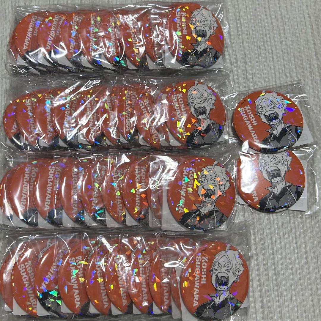 ハイキュー!!　オールスター缶バッジ　菅原孝支