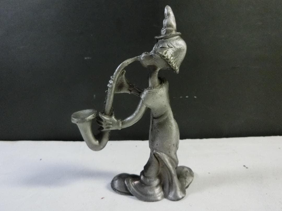 ☆ピエロ 音楽隊 人形 置物 インテリア 工芸品 美術品