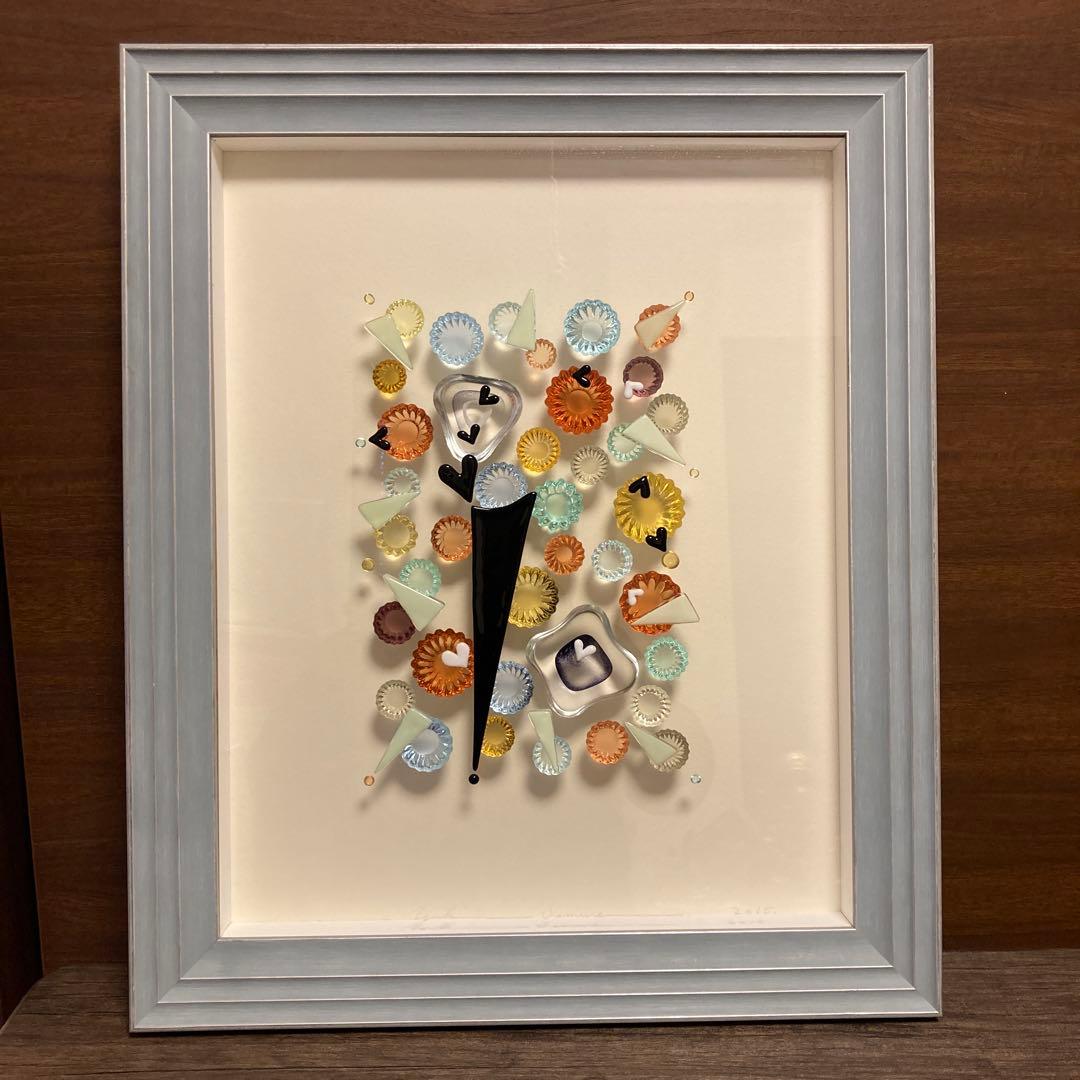 【4き】上村由希　 ガラスコラージュ　SavoN Bouquet