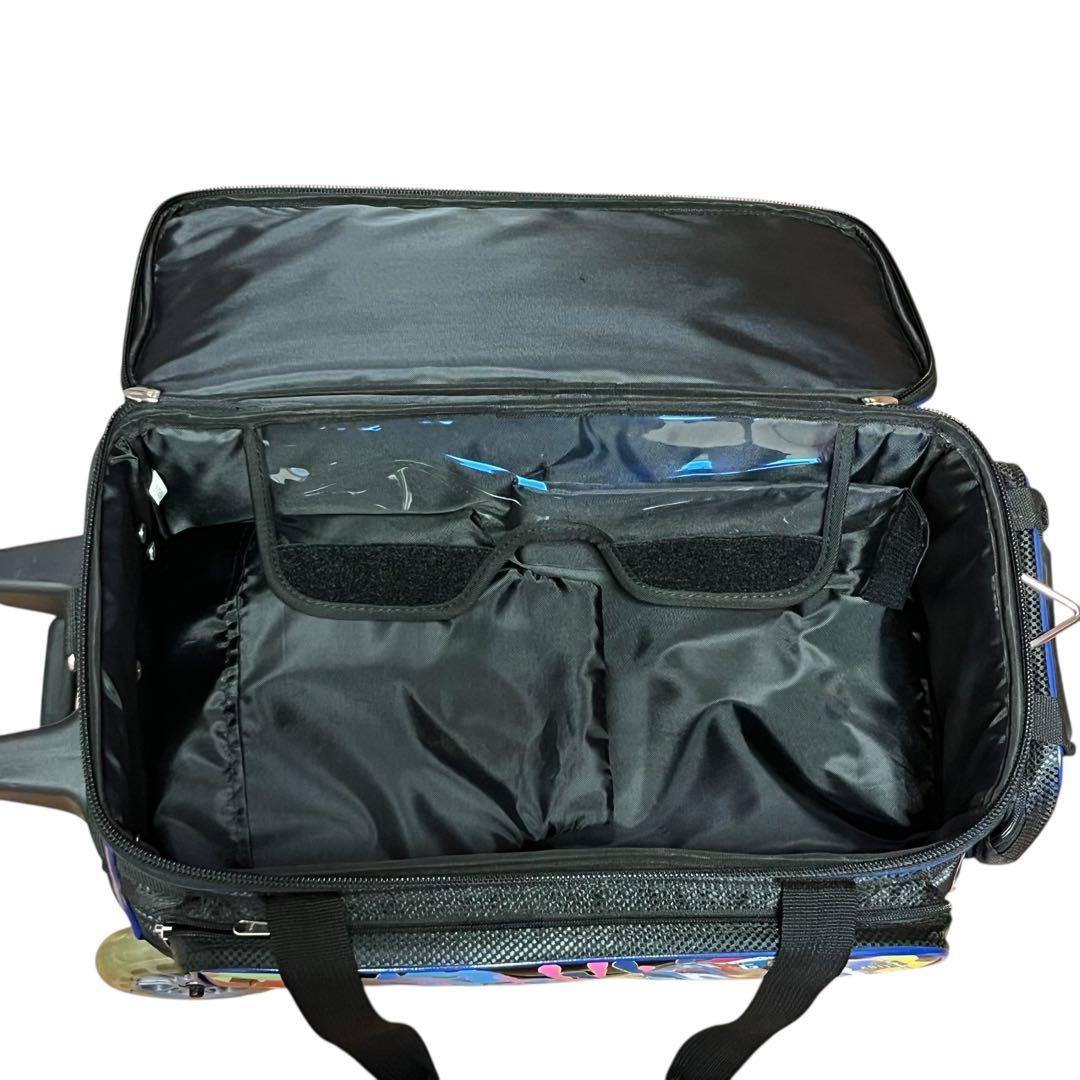 ボウリングバッグ 2個用 キャスター付き カラフル