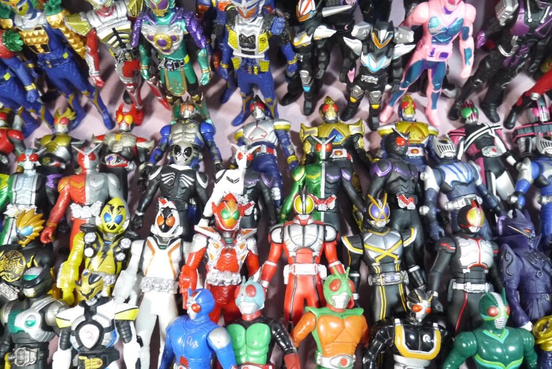 ライダーヒーローシリーズ　ビッグサイズソフビフィギュア　125体セット