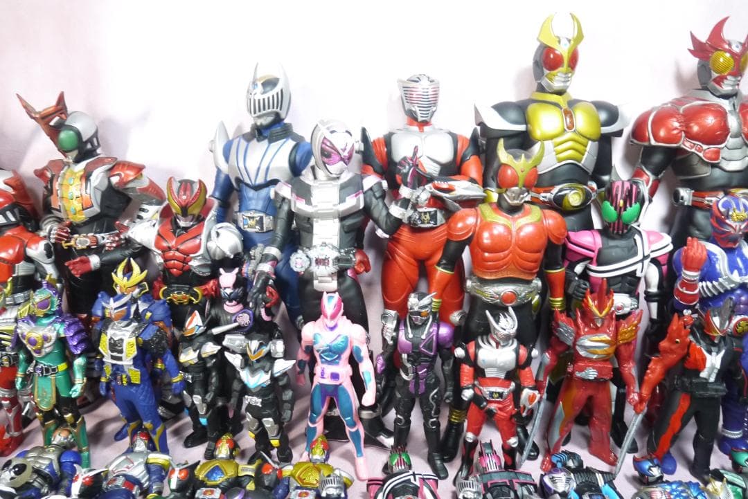 ライダーヒーローシリーズ　ビッグサイズソフビフィギュア　125体セット