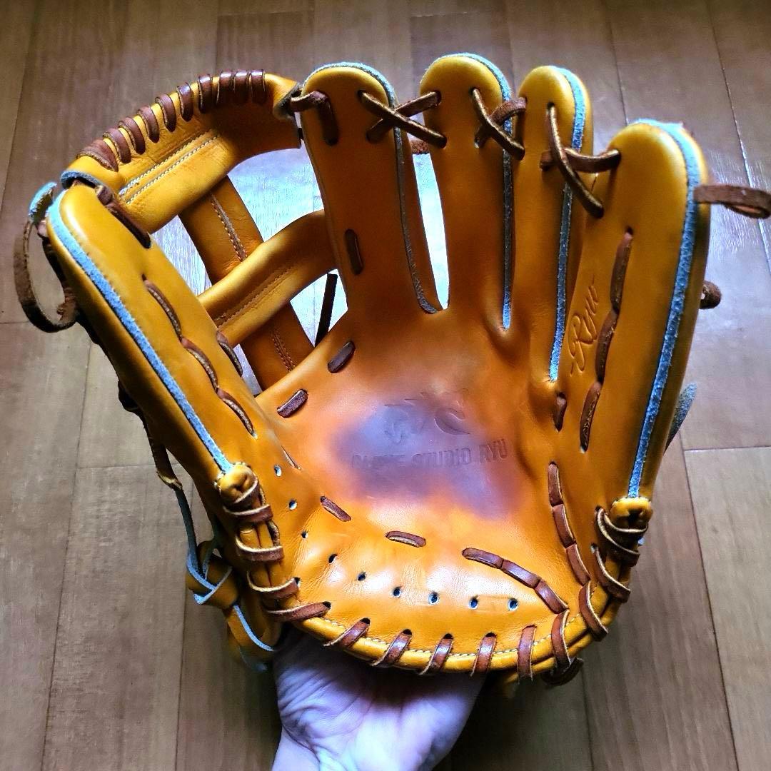 RYU 硬式グラブ KIC／遊撃〜三塁対応｜美品に近い