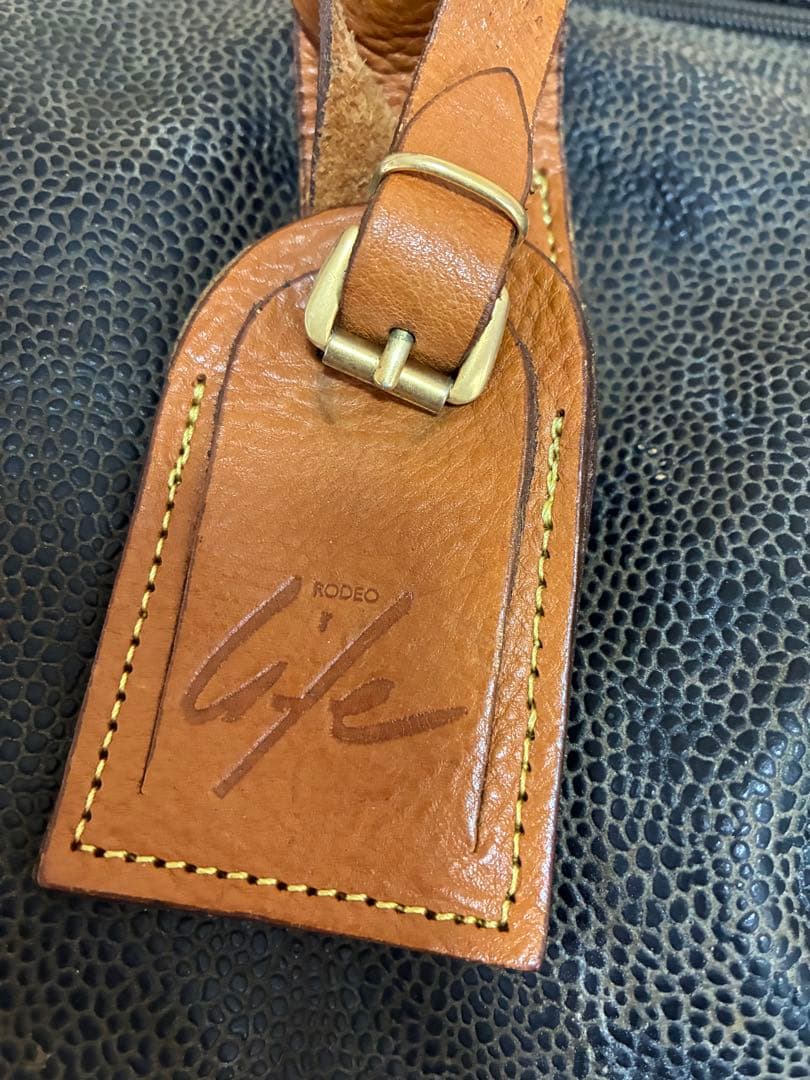 BRIC'Sブリックス　レザー ボストンバッグ　イタリア　大容量　シボ革　レトロ