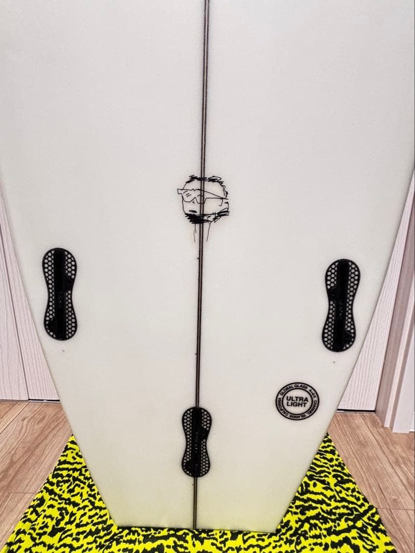 ショートボード　アルメリック　ネックベアード2 その他フィン、カバーなどセット