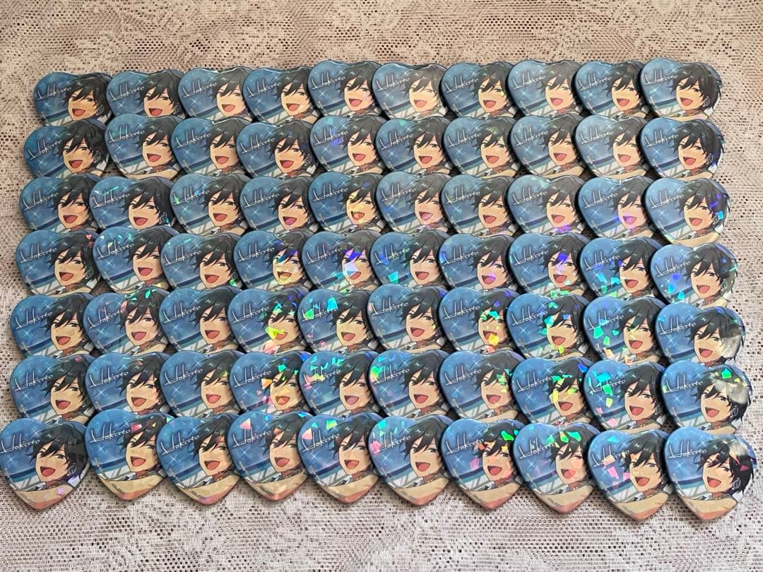 あんスタ 氷鷹北斗 とるパカ ハート缶バッジ