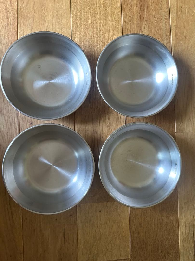 【美品】 peak ステンレス皿セット　おまけ付きお得セット