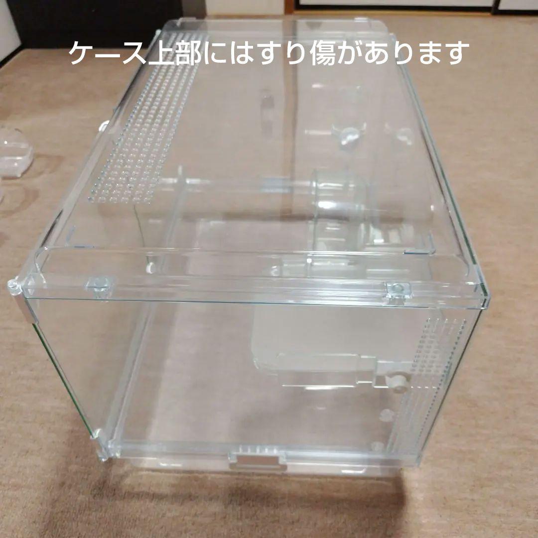 GEXハムスター用クリアケージ 付属品付(横57cm横38cm高さ40cm)