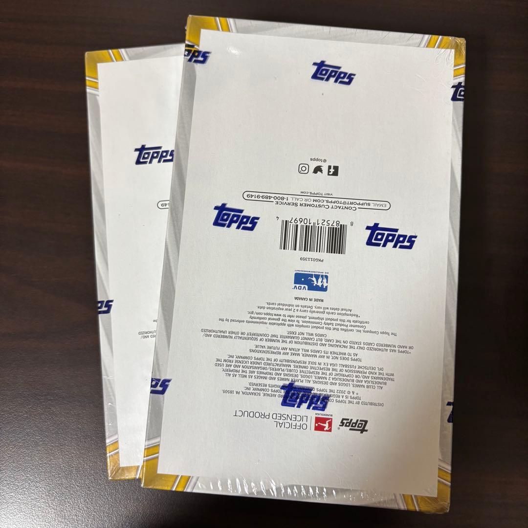 新品未開封 Topps Bundesliga Soccer 2BOX ボックス