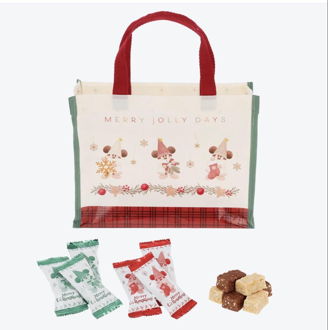 【新品未開封】リルリンリン　ディズニーリゾート　クリスマス　お菓子缶