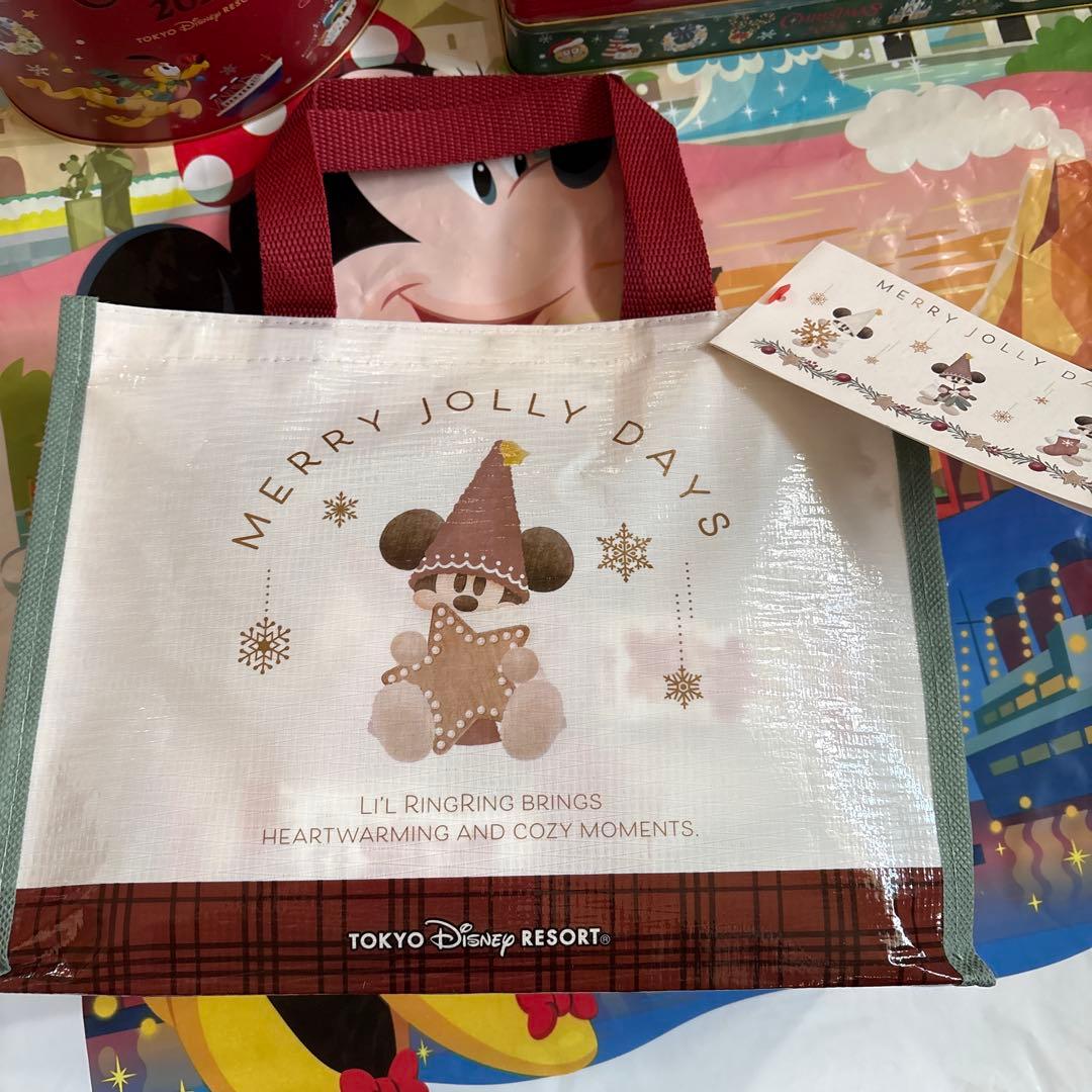 【新品未開封】リルリンリン　ディズニーリゾート　クリスマス　お菓子缶